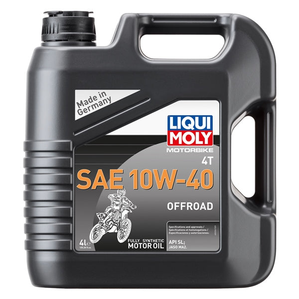 Huile Liqui Moly 10w40 100% Synthétique Off Road||Liqui Moly 10w40 100% Synthetic Off Road Oil