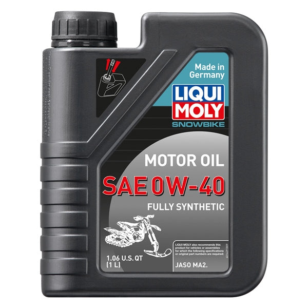 Huile Liqui Moly 0w40 100% Synthétique Snowbike||Liqui Moly 0w40 100% Synthetic Snowbike Oil