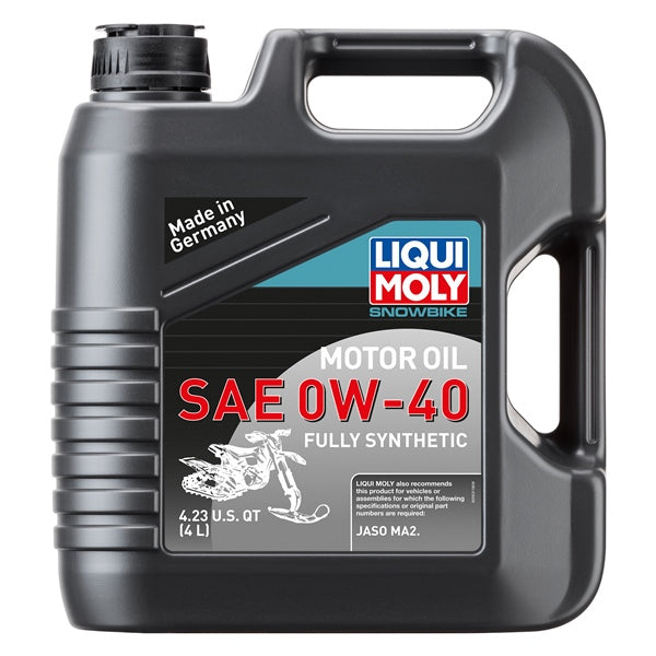 Huile Liqui Moly 0w40 100% Synthétique Snowbike||Liqui Moly 0w40 100% Synthetic Snowbike Oil