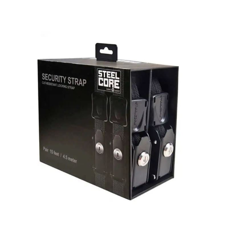 Sangle de Sécurité Universelle 15′ – Paire||Steelcore anti-theft security straps 15′