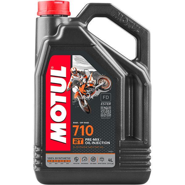 Huile Motul 100% Synthétique 710 2T||Motul 100% Synthetic 710 2T Oil