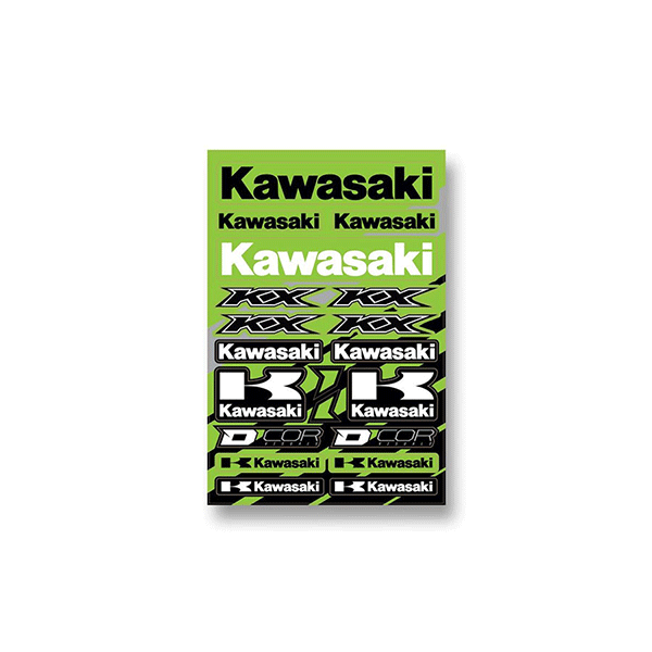 Ensemble d'autocollants Kawasaki kx ||Kawasaki kx  sticker sheet