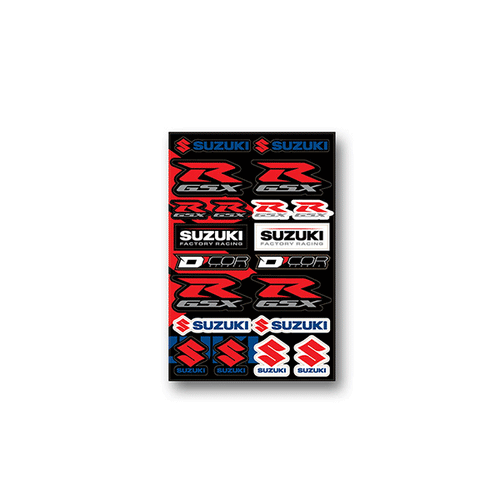 Suzuki street sticker sheet