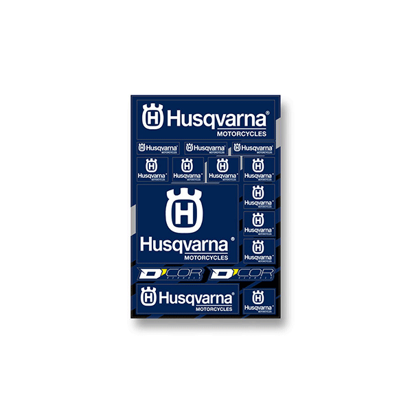 Husqvarna moto sticker sheet