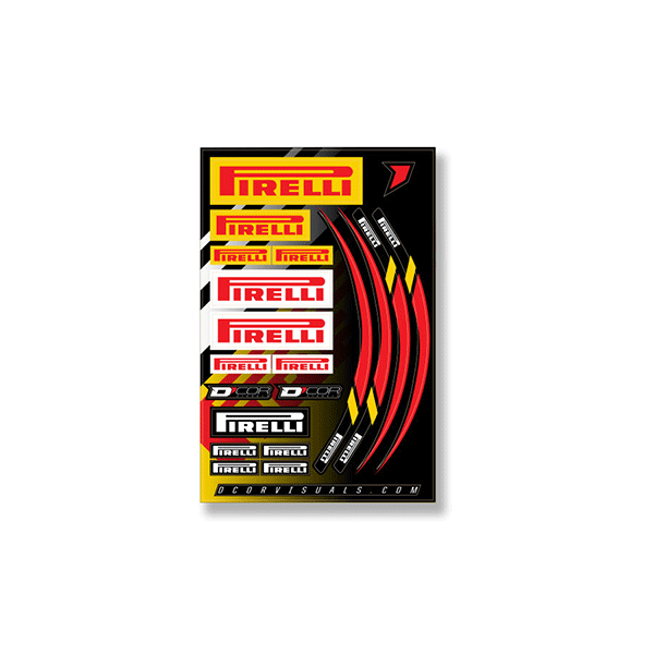 Pirelli sticker sheet