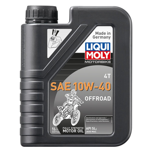 Huile Liqui Moly 10w40 100% Synthétique Off Road||Liqui Moly 10w40 100% Synthetic Off Road Oil