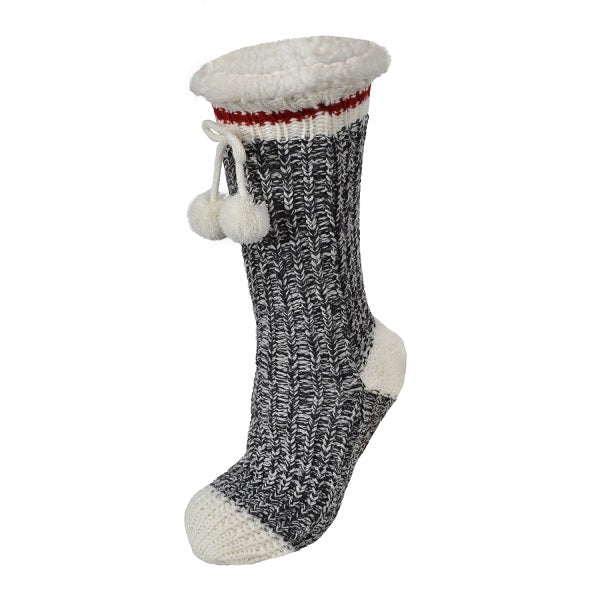 Youth Laska Plush slipper socks