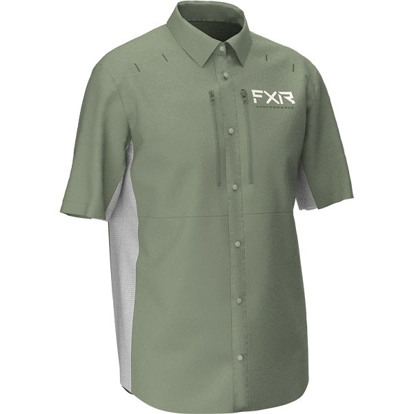 Chemise de pêche homme Drake DPF Performance boutonnée manches courtes