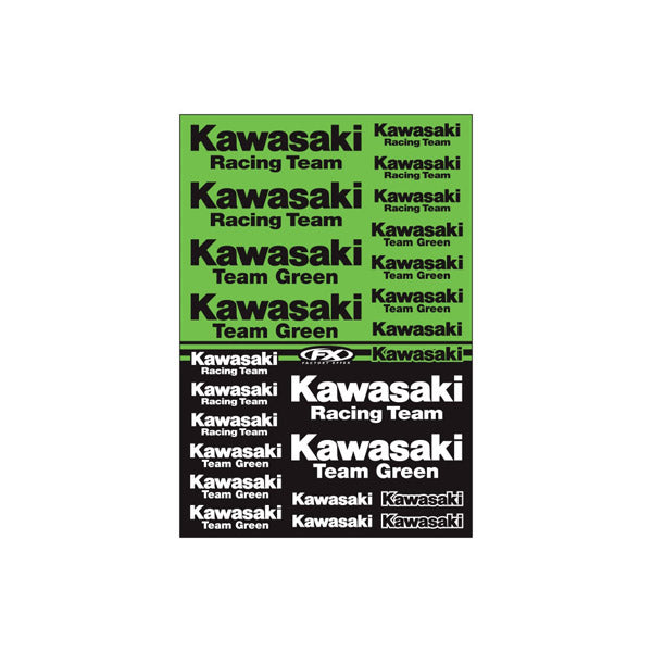 kawasaki racing  sticker pack