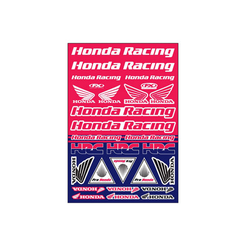 honda racing sticker pack