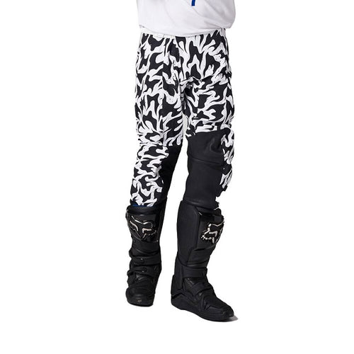 Pantalons de Motocross Blue Label Flame||Motocross  Pants Blue Label Flame