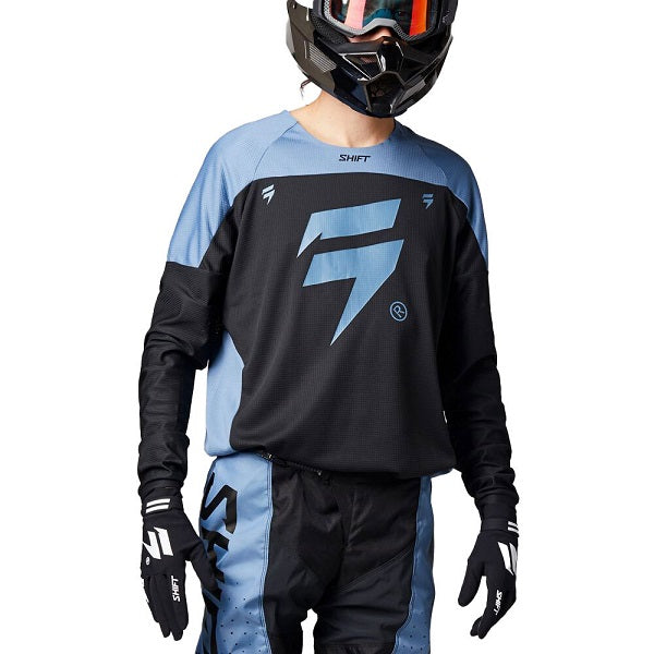 Chandail de Motocross White Label Trac||Motocross Jersey White Label Trac