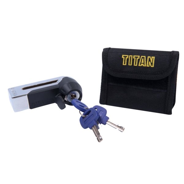 Bloque-disque robuste Titan argent||silver Titan Tough Disc Lock