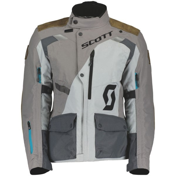 Manteau de Moto Dualraid Dryo Femme Alpinestars gris, de face