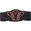 Ceinture Dorsale de Motocross Titan Sport Junior Fox noir, de face