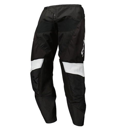 Pantalon de Motocross 350 Swap Evo Scott noir et blanc, de face