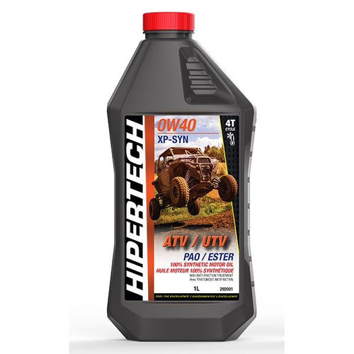 Huile Hipertech 0w40 100% Synthétique ATV/UTV||Hipertech 0w40 100% Synthetic ATV/UTV Oil