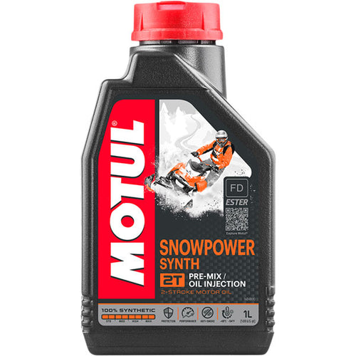 Huile Motul 100% Synthétique SnowPower 2T||Motul 100% Synthetic SnowPower 2T Oil