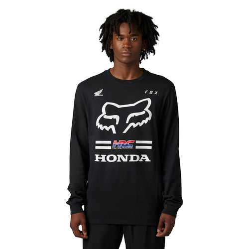 Chandail Fox x Honda Premium Noir