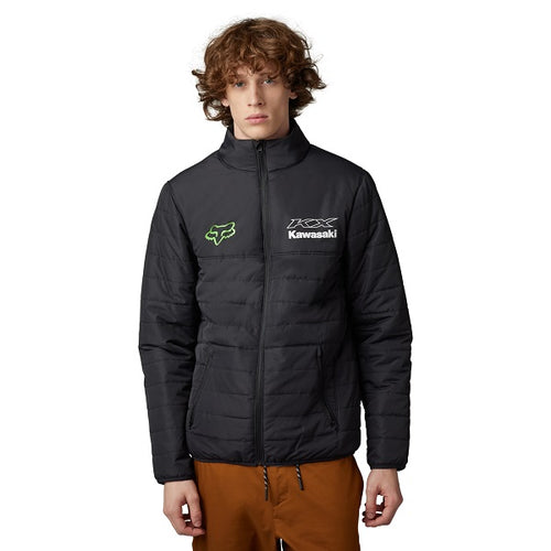 Manteau Kawasaki Howell Noir, de face