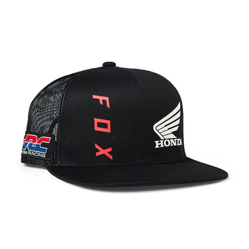 Casquette Fox X Honda Snapback Noir