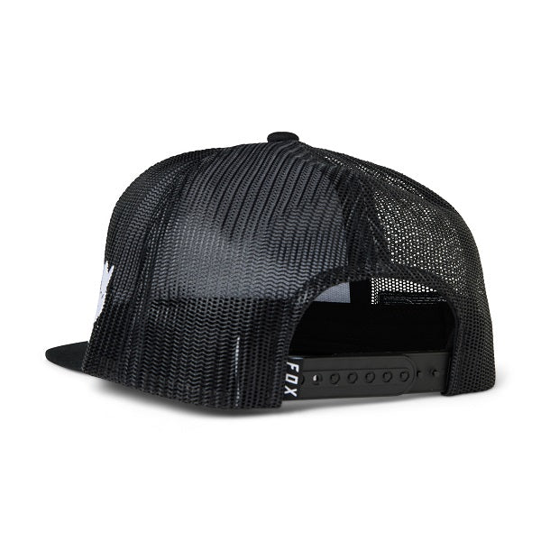 Casquette Fox X Honda Snapback Noir Derrière