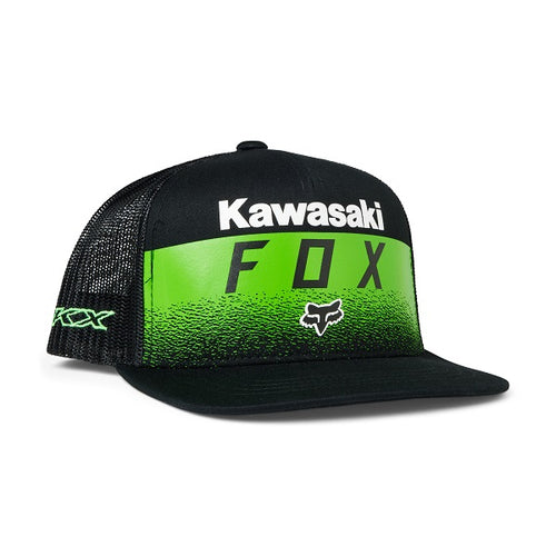 Casquette Fox X Kawasaki Junior Noir/Vert