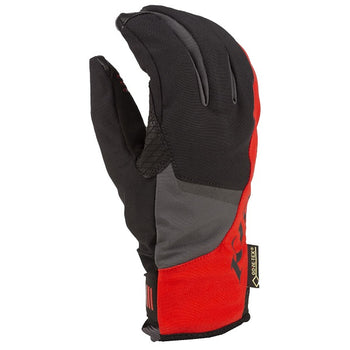 Gants de Motoneige Inversion GTX Klim Noir/Rouge de l'extérieur