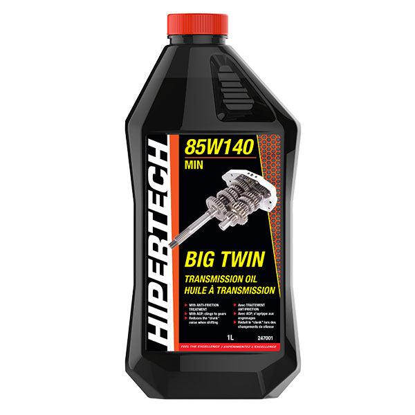 Huile à Transmission Hipertech 85w140 Big Twin||Hipertech 85w140 Big Twin Gear Oil