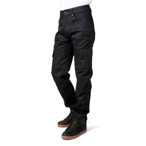 Pantalon de Moto Jean Ranger Noir de devant