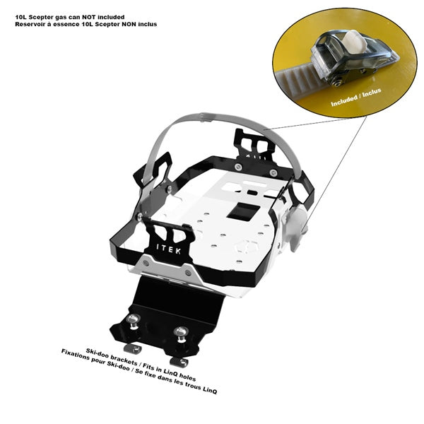 Support de réservoir à essence pour Motoneige||Gas rack Snowmobile