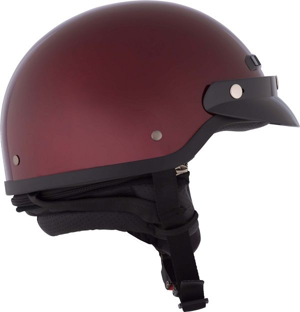 Demi-Casque VG500 rouge foncé