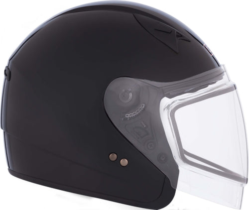 Double Shield Solid VG977 Open-Face Helmet. Winter