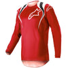 Chandail de Motocross Fluid Narin Alpinestars rouge, de face