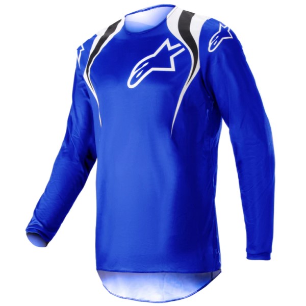 Chandail de Motocross Fluid Narin Alpinestars bleu, de face