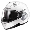 Casque Modulaire de Moto Valiant II Blanc incliné de droite