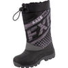 Bottes d'Hiver Boost Junior Noir incliné de face