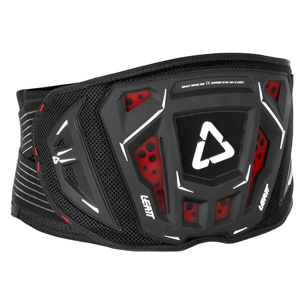 Ceinture Dorsale de Motocross 3DF 3.5 Noir de face