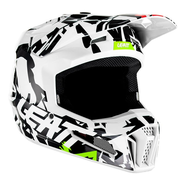 Casque de Motocross Leatt 3.5 JuniorNoir/Blanc