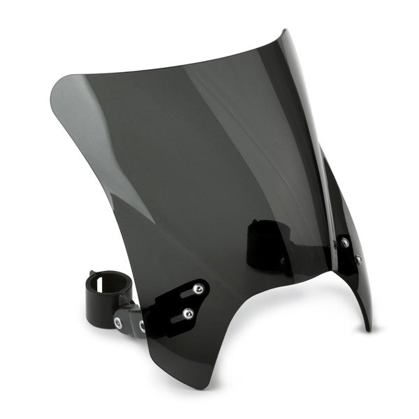 Pare-brise Mohawk avec support Noir 52mm à 56mm||52mm to 56mm Mohawk Windshield with Black mounting