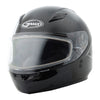 Casque Intégral de Motoneige GM49 Solid Junior noir