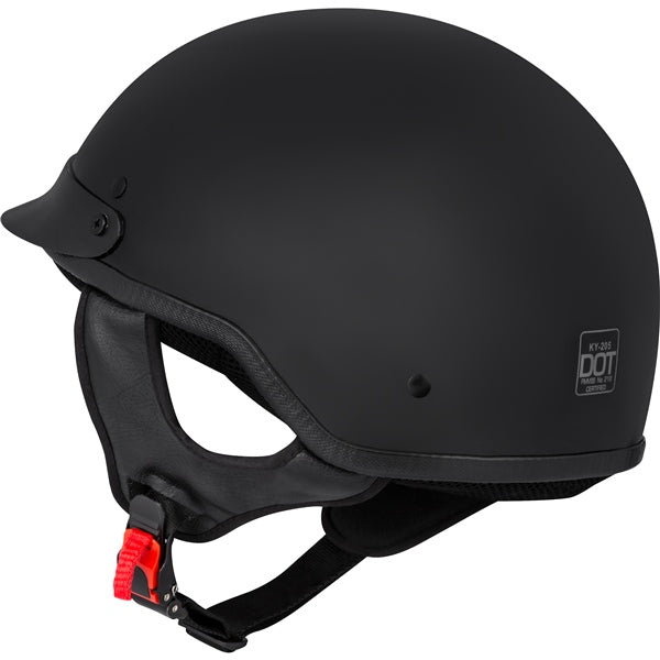 Casque Ouvert de Moto Bullet Noir côté arrière