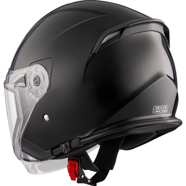 Casque Razor RSV Solid Visière double Noir arrière