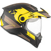 Casque Intégral de Moto Atlas Scorpio Jaune côté gauche