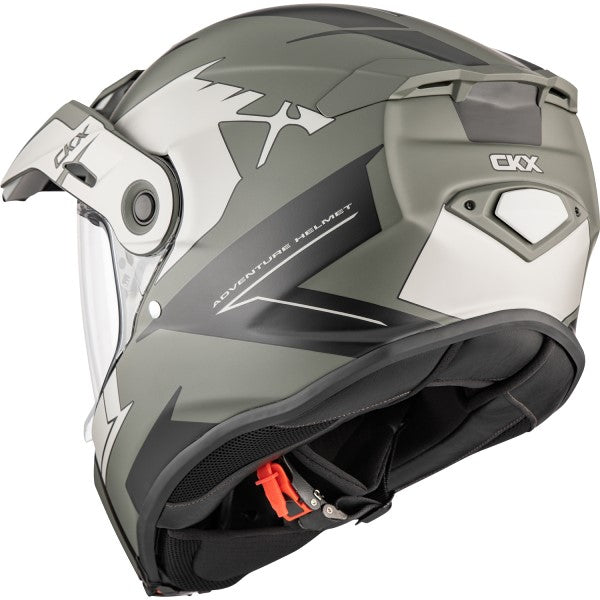 Casque Intégral de Moto Atlas Scorpio Gris côté arrière