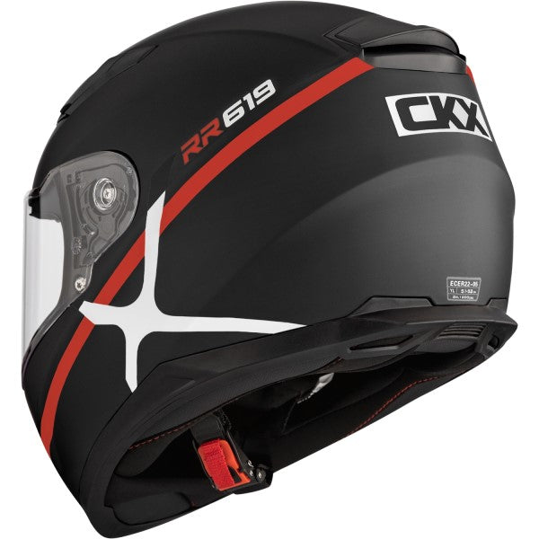 Casque RR619 Quantum rouge arrière