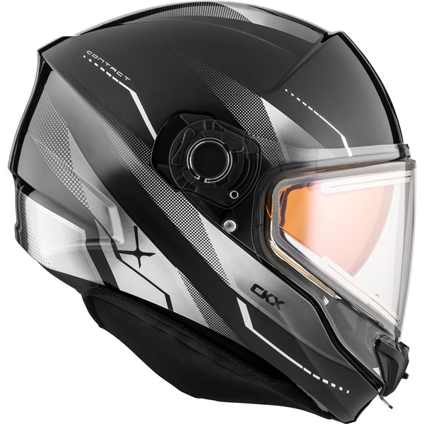 Casque Contact Artik Visière Double Électrique noir