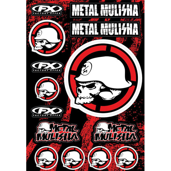 ensemble d'autocollants metal mulisha||metal mulisha sticker pack