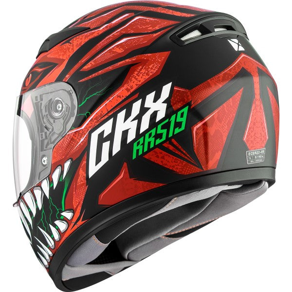 Casque RR519 Predator Junior rouge arrière