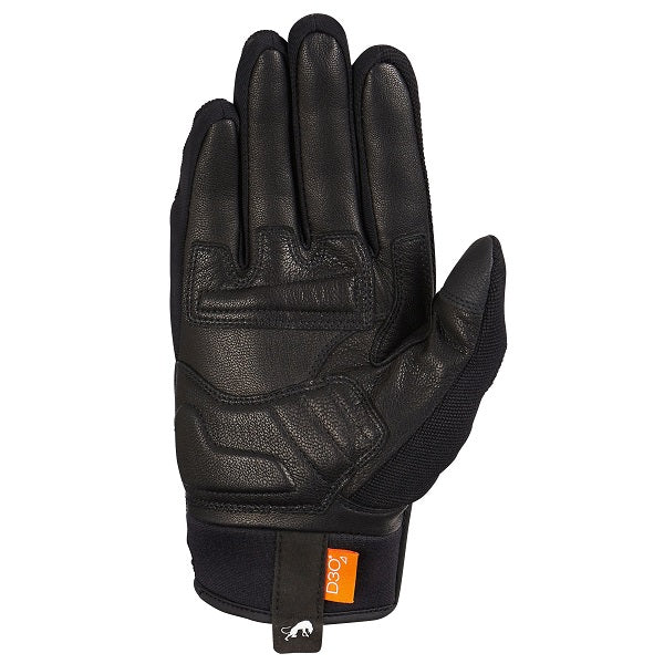 Gants de Moto Jet D30 Enfant Noir/Blanc de l'intérieur